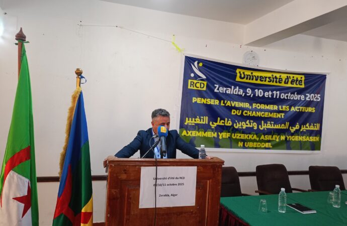 Discours du Président du RCD, Atmane Mazouz à l’ouverture de l’Université d’été 2025