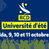 Communiqué : Université d’été du RCD