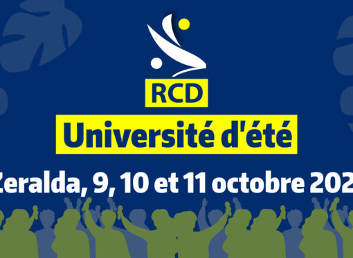 Communiqué : Université d’été du RCD