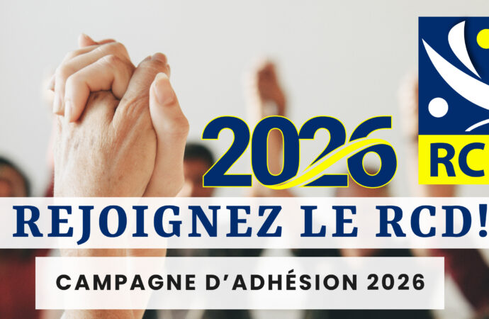 CAMPAGNE D’ADHÉSION 2026 : REJOIGNEZ LE RCD !