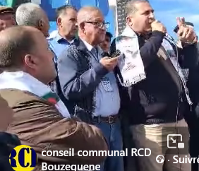 L’intervention de Monsieur Rachid Hassani, lors de l’inauguration de la stèle dédiée à la mémoire des chouhada du village Houra