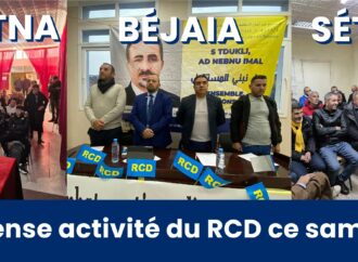 Intense activité du RCD ce samedi : de Batna à Sétif, le parti renforce ses structures et son ancrage
