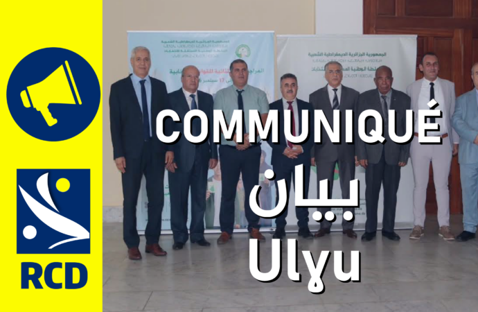 بيان التجمع من أجل الثقافة والديمقراطية